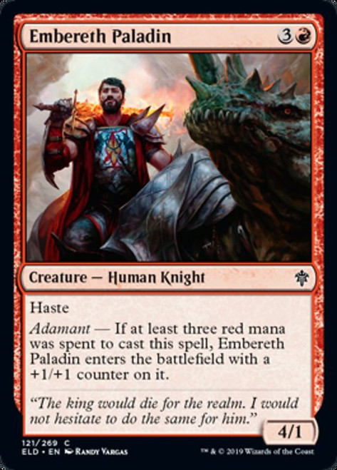 Embereth Paladin - Throne of Eldraine Embereth Paladin - Throne of Eldraine