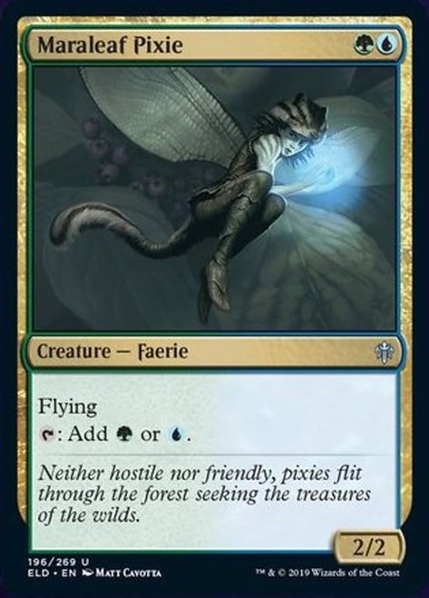 Maraleaf Pixie - Throne of Eldraine