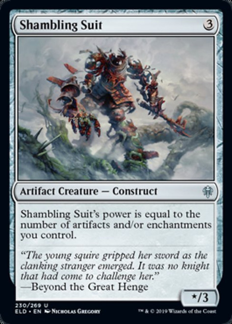 Shambling Suit - Throne of Eldraine