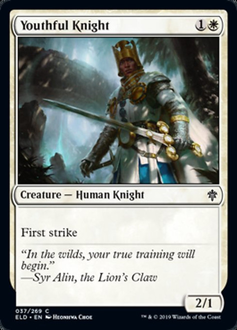 Youthful Knight - Throne of Eldraine Youthful Knight - Throne of Eldraine