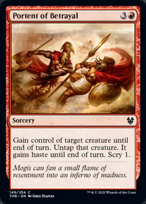 Portent of Betrayal - Theros Beyond Death Portent of Betrayal - Theros Beyond Death
