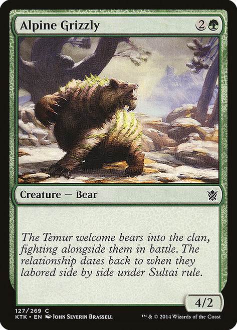 Alpine Grizzly - Khans of Tarkir [F]