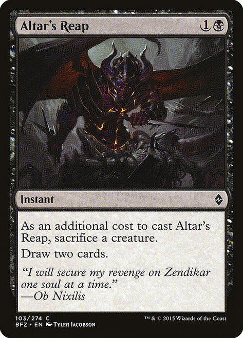 Altar's Reap - Battle for Zendikar [F]