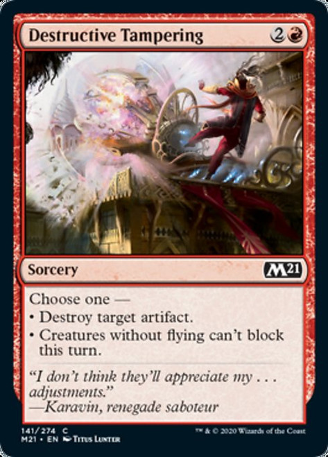 Destructive Tampering - Core Set 2021