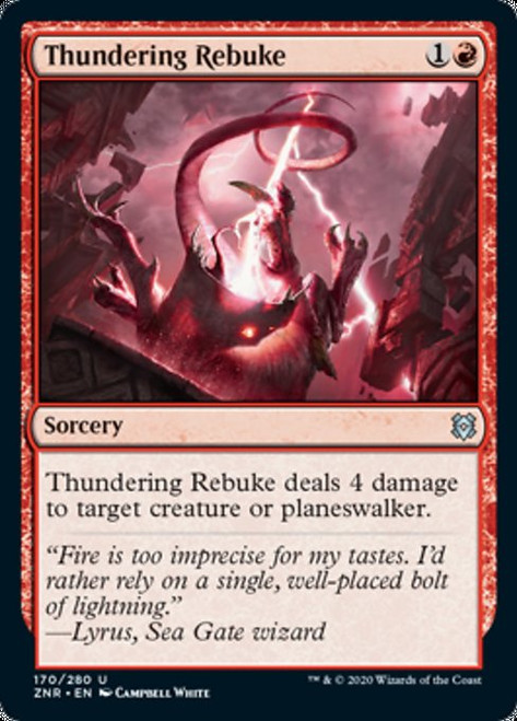 Thundering Rebuke - Zendikar Rising