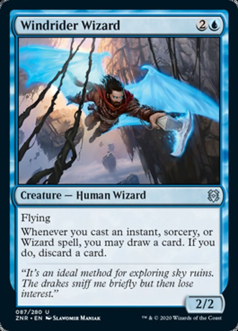 Windrider Wizard - Zendikar Rising Windrider Wizard - Zendikar Rising