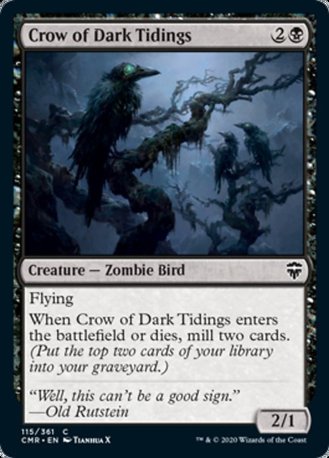 Crow of Dark Tidings - Commander Legends Crow of Dark Tidings - Commander Legends