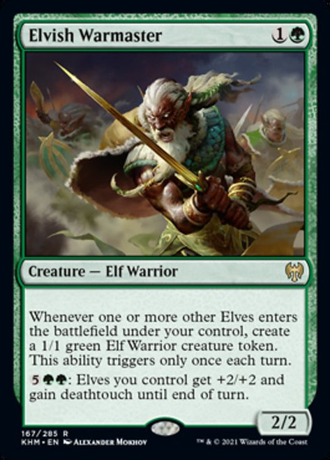 Elvish Warmaster - Kaldheim