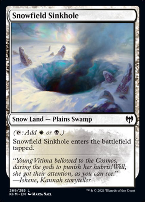 Snowfield Sinkhole - Kaldheim