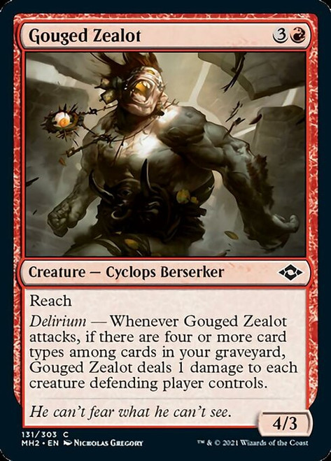Gouged Zealot - Modern Horizons 2