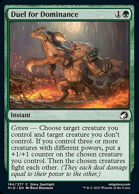 Duel for Dominance - Innistrad: Midnight Hunt Duel for Dominance - Innistrad: Midnight Hunt