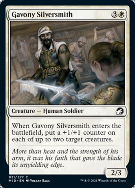 Gavony Silversmith - Innistrad: Midnight Hunt Gavony Silversmith - Innistrad: Midnight Hunt