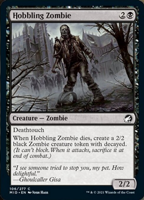 Hobbling Zombie - Innistrad: Midnight Hunt