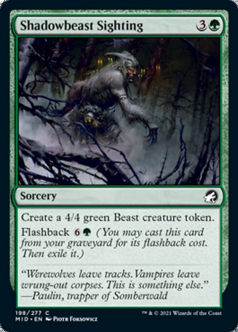 Shadowbeast Sighting - Innistrad: Midnight Hunt