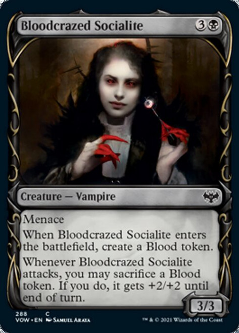 Bloodcrazed Socialite - Innistrad: Crimson Vow: Showcase [F]
