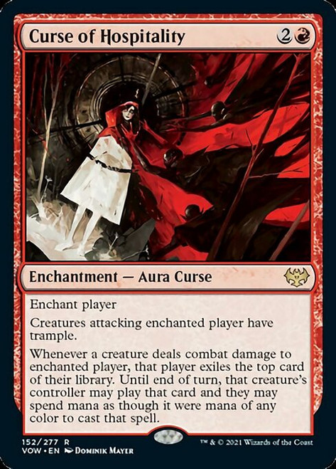 Curse of Hospitality - Innistrad: Crimson Vow Curse of Hospitality - Innistrad: Crimson Vow