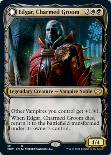 Edgar, Charmed Groom - Innistrad: Crimson Vow: Showcase Edgar, Charmed Groom - Innistrad: Crimson Vow: Showcase