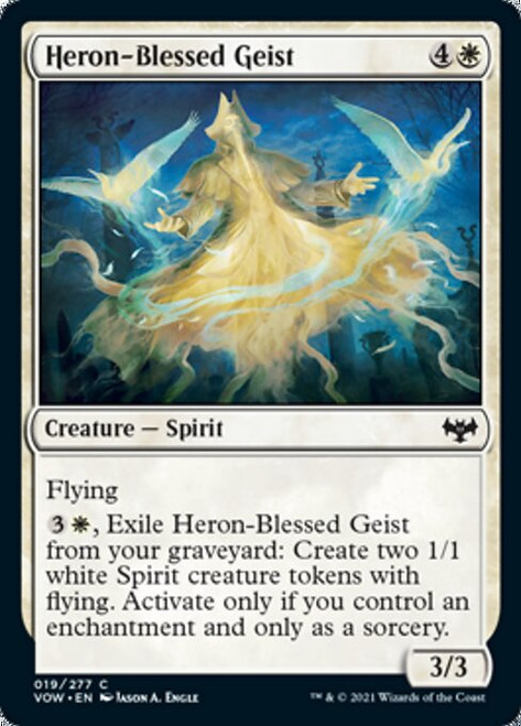 Heron-Blessed Geist - Innistrad: Crimson Vow [F]