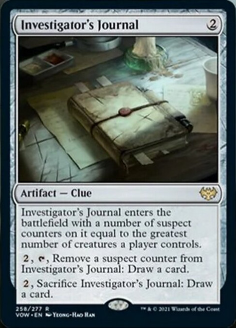Investigator's Journal - Innistrad: Crimson Vow Investigator's Journal - Innistrad: Crimson Vow