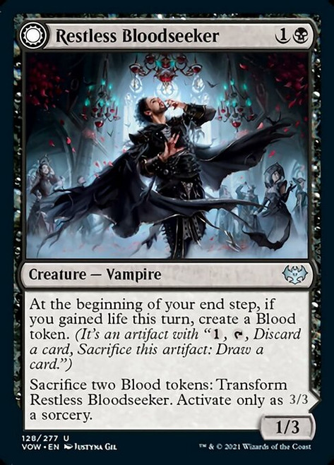 Restless Bloodseeker - Innistrad: Crimson Vow Restless Bloodseeker - Innistrad: Crimson Vow