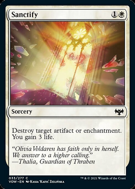 Sanctify - Innistrad: Crimson Vow Sanctify - Innistrad: Crimson Vow