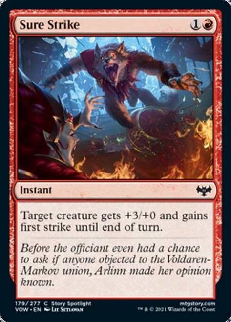 Sure Strike - Innistrad: Crimson Vow [F]