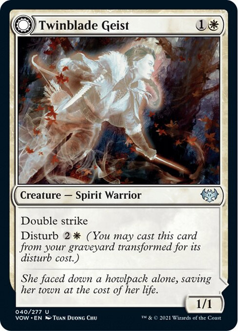 Twinblade Geist - Innistrad: Crimson Vow