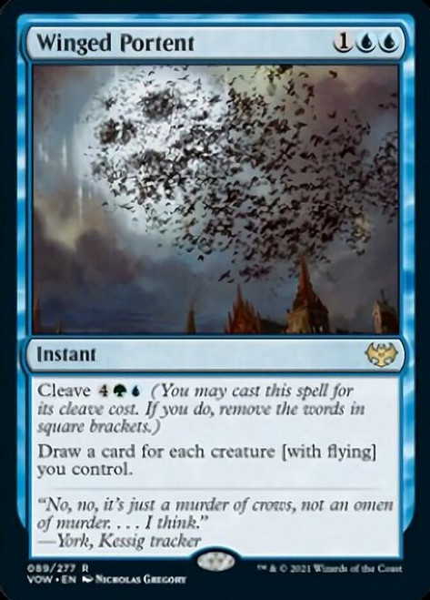 Winged Portent - Innistrad: Crimson Vow Winged Portent - Innistrad: Crimson Vow