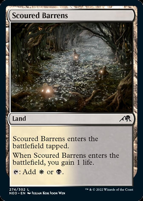 Scoured Barrens -   Kamigawa: Neon Dynasty