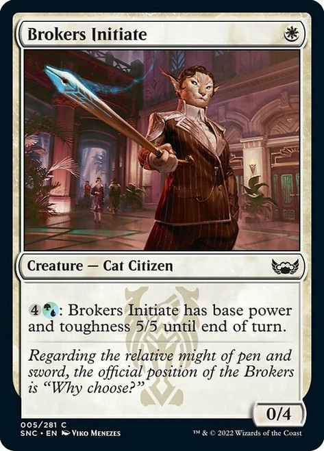 Brokers Initiate - Streets of New Capenna