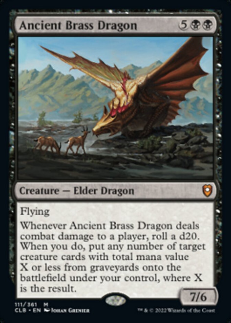Ancient Brass Dragon - Commander Legends: Battle for Baldur's Gate
