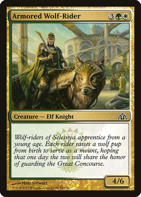 Armored Wolf-Rider - Dragons Maze