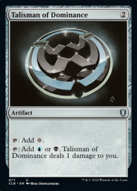 Talisman of Dominance - Commander Legends: Battle for Baldur's Gate: Commander Decks