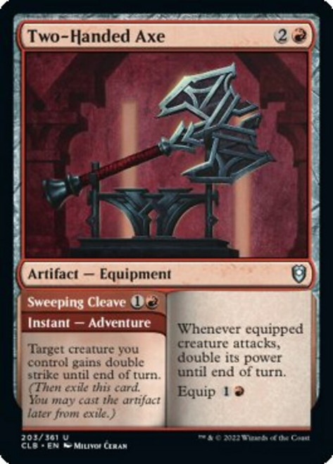 Two-Handed Axe - Commander Legends: Battle for Baldur's Gate
