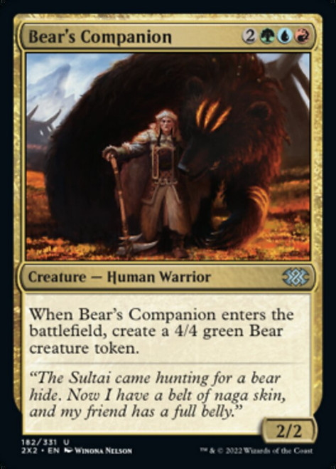 Bear's Companion - Double Masters 2022 [F]
