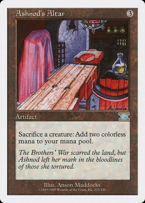 Ashnod's Altar - 6th Edition