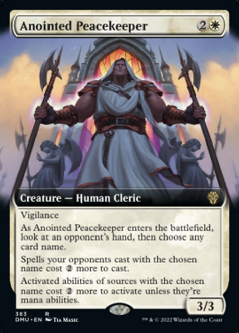 Anointed Peacekeeper - Dominaria United: Extended Arts