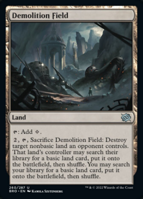 Demolition Field - The Brothers War [F]