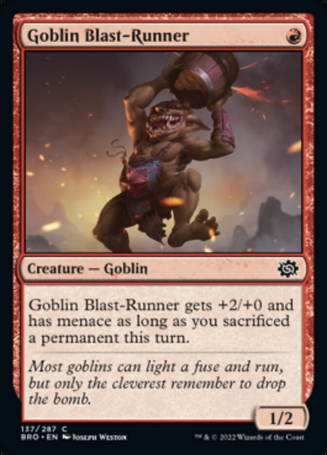 Goblin Blast-Runner - The Brothers War