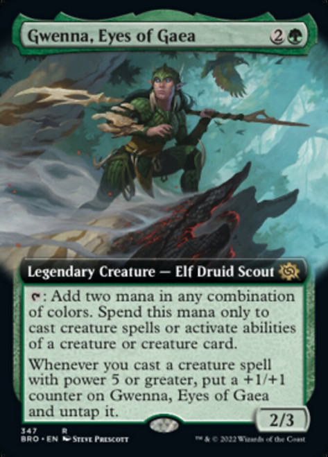 Gwenna, Eyes of Gaea - The Brothers War: Extended Arts