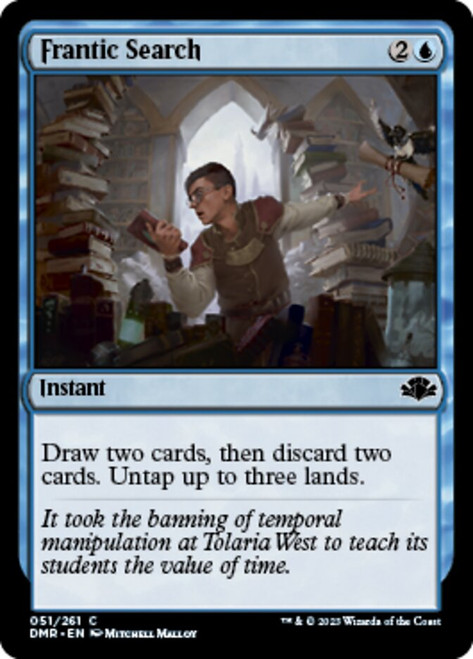 Frantic Search - Dominaria Remastered [F]