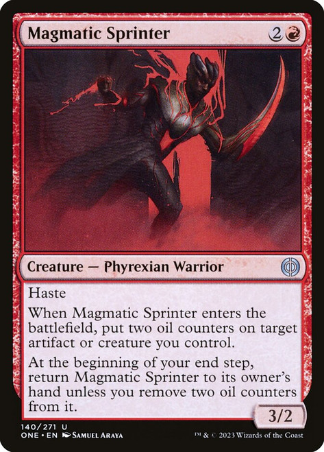 Magmatic Sprinter - Phyrexia: All Will Be One [F]