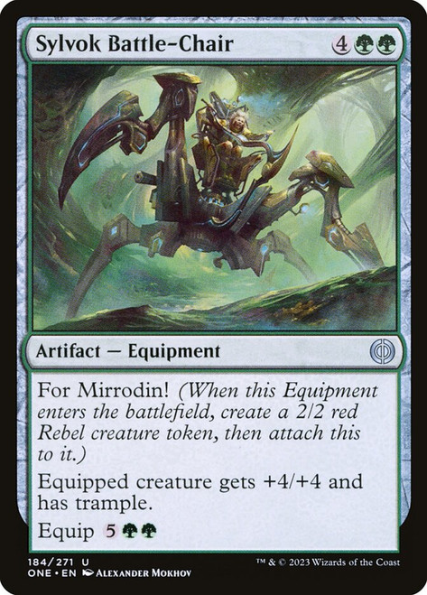 Sylvok Battle-Chair - Phyrexia: All Will Be One
