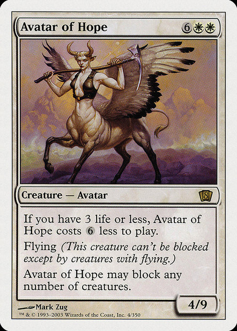 Avatar of Hope - 8th Edition