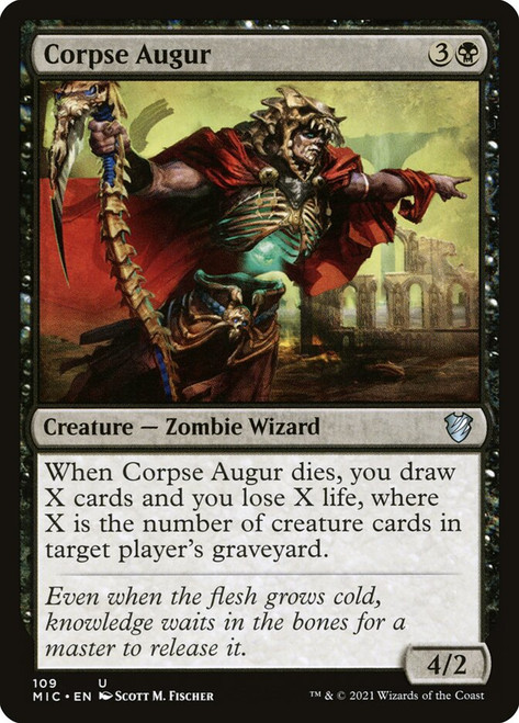 Corpse Augur - Innistrad: Midnight Hunt Commander Corpse Augur - Innistrad: Midnight Hunt Commander