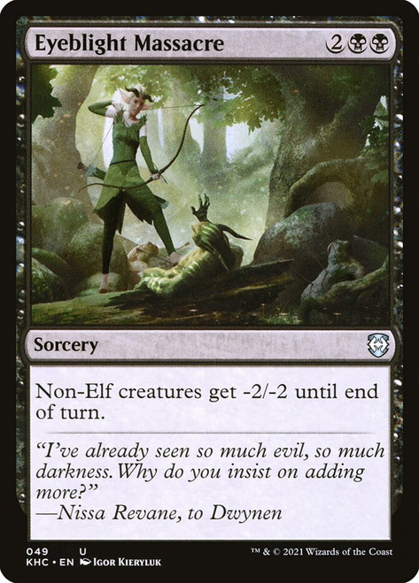 Eyeblight Massacre - Kaldheim Commander