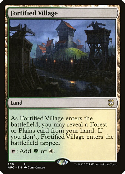 Fortified Village - Adventures in the Forgotten Realms Commander