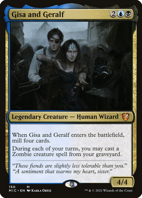Gisa and Geralf - Innistrad: Midnight Hunt Commander Gisa and Geralf - Innistrad: Midnight Hunt Commander