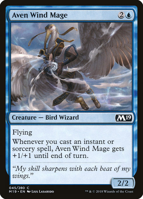Aven Wind Mage - M19