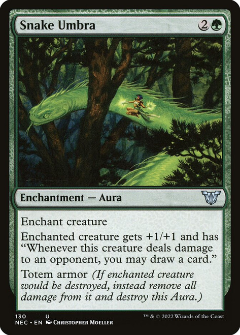 Snake Umbra - Kamigawa: Neon Dynasty Commander
